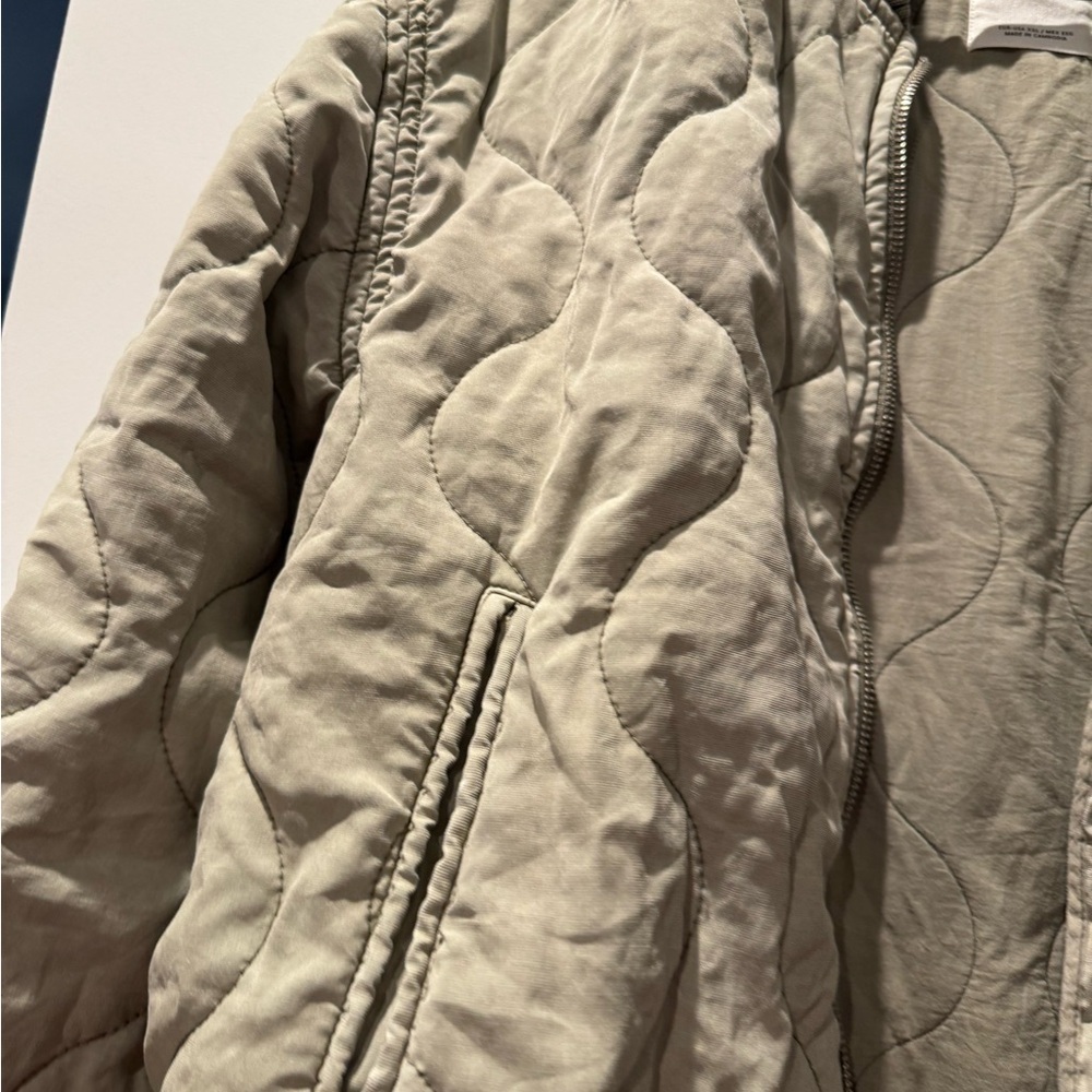 NWOT!   MANGO Women's Quilted Bomber Jacket Size XXL - Picture 6 of 11